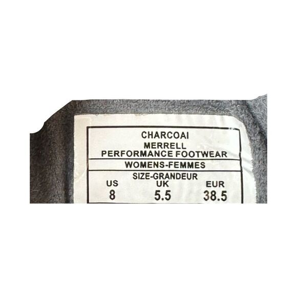 MERRELL Proterra Mid Gore-Tex Hiking Boots Gray Size 8 - Picture 9 of 17